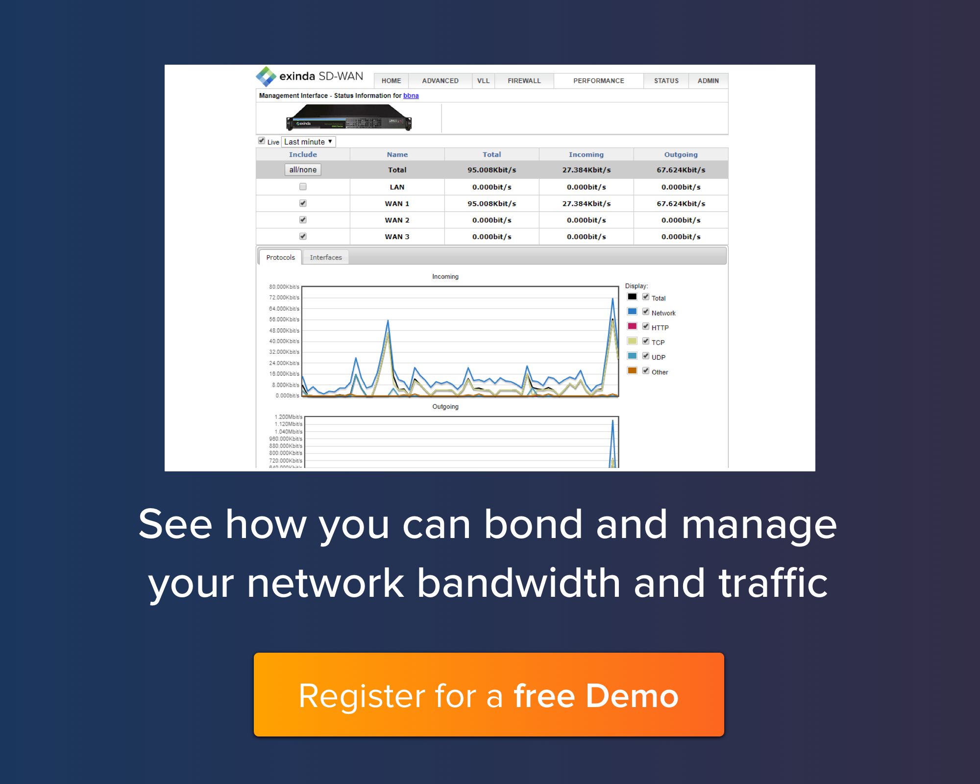 See how you can bond and manage your network bandwidth and traffic